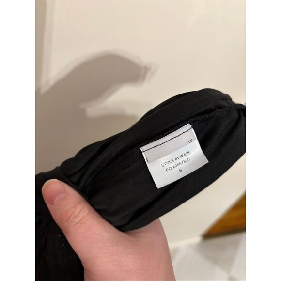 Vuori Lux At Ease Jumpsuit Small Black Full Length Scoop Neck Pockets VW458 - Picture 5 of 6